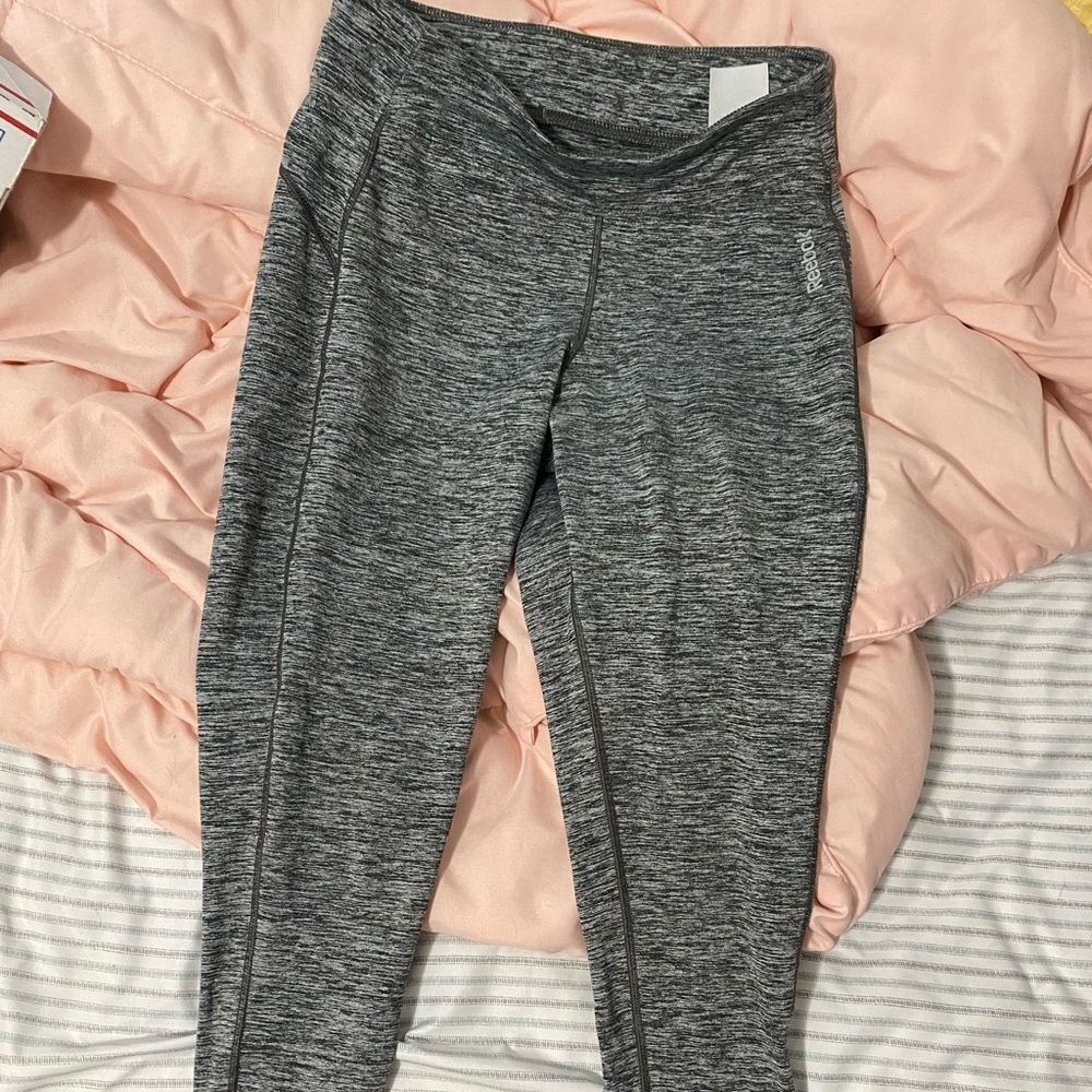 grey reebok leggings